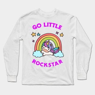 Go Little Rockstar Unicorn Long Sleeve T-Shirt